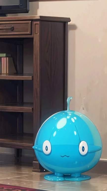 Slime character and one girl,(Slime)