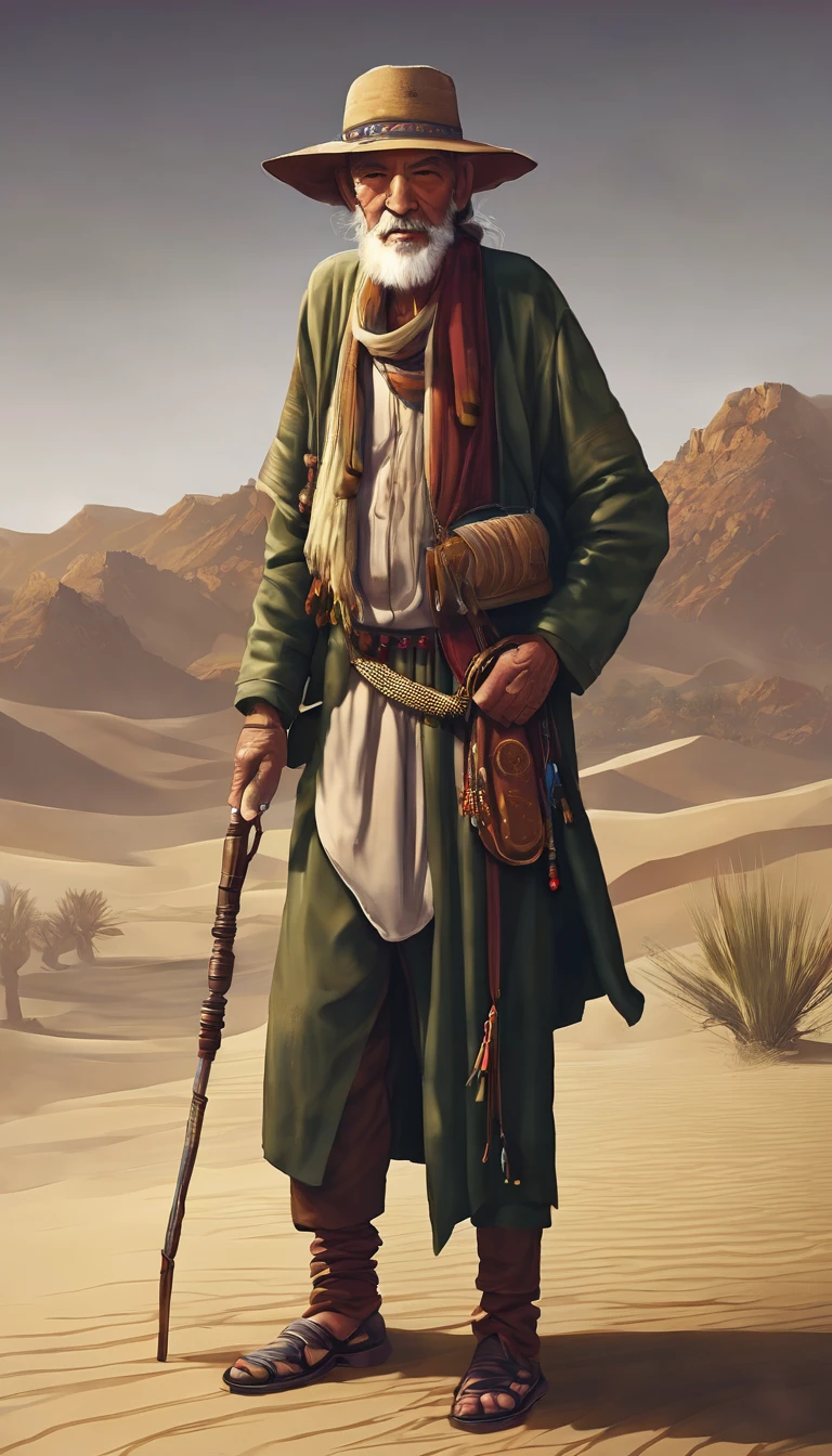old desert guy ,
