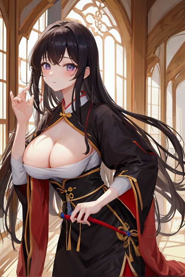 Highest quality, masterpiece, Ultra-high resolution, female、、聖female、聖femaleの衣装、Monastic uniform