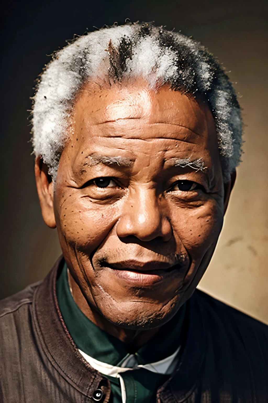 nelson mandela realistic pic