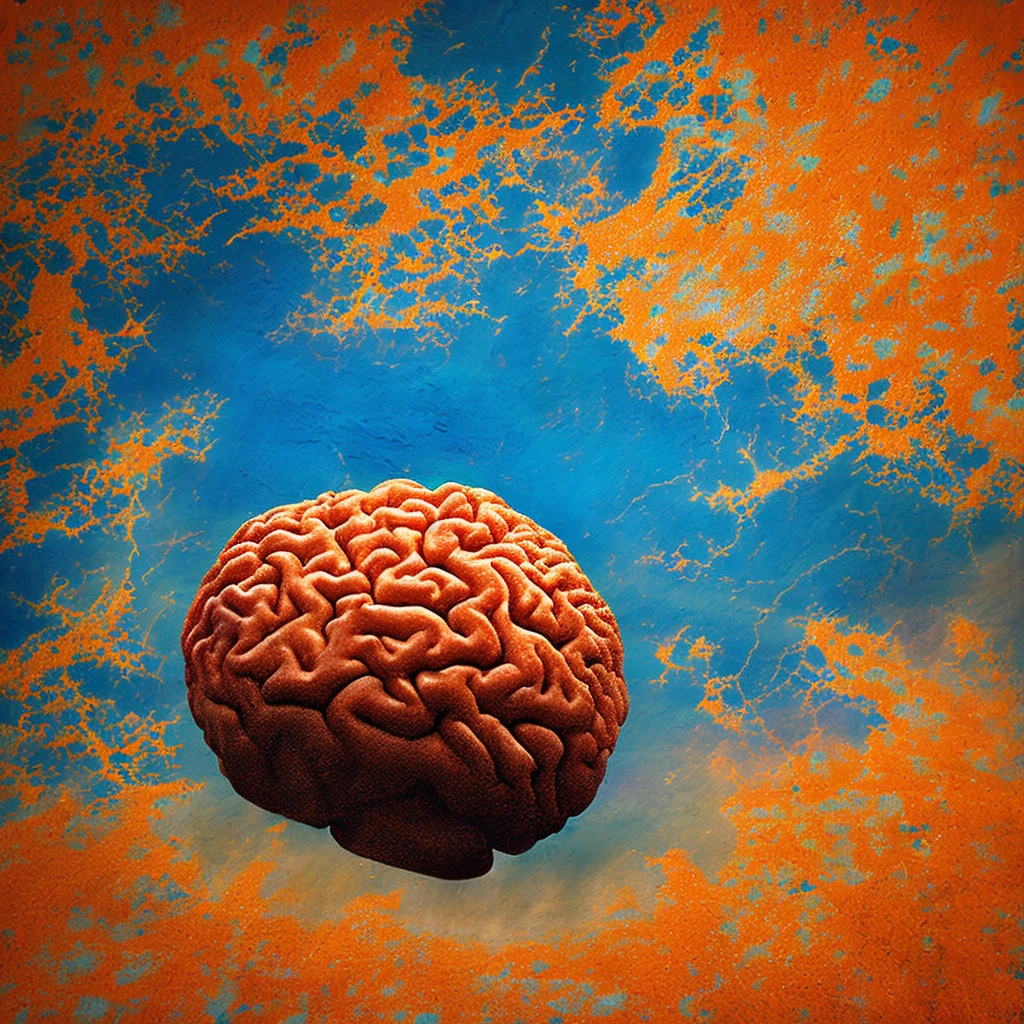 (Brain Map Imprint:1.4), (unique concept:1.4), (intricate details:1.4), (masterpiece:1.4, best quality), (photo realistic:1.4), human brain with detailed map imprint, (highly detailed:1.4), (one-of-a-kind:1.2), surreal and thought-provoking, vibrant color contrasts, delicate brushstrokes, complex mapping patterns, ethereal glow, immersive and captivating, dynamic composition, (celestial and anatomical fusion:1.2), rich textures, dramatic light and shadow, (divine light:1.2), emotionally evocative, intricate topographical elements, vivid and striking, rare artistic concept, profound and imaginative, perfect image quality, transcendent and unique