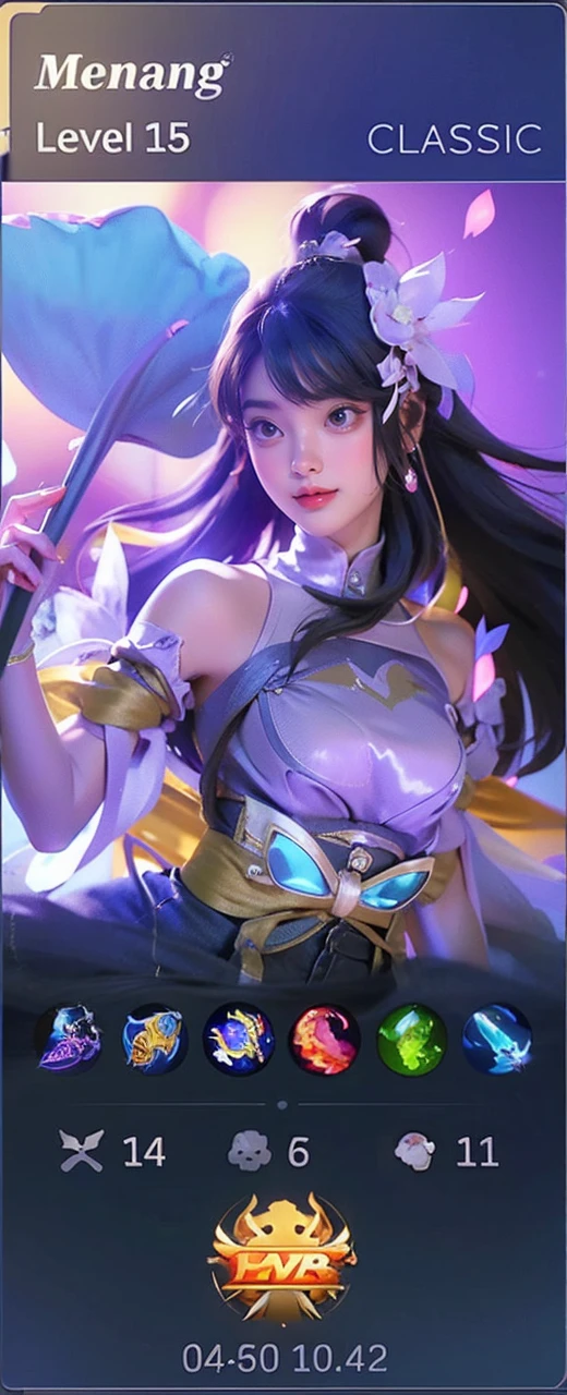 A stunningly cute girl with a perfect figure, exuding confidence and charm. Her long, flowing hair cascades down her back in soft waves, framing her gently rounded face with a touch of innocence. Her attire is impeccable, consisting of a white short-sleeved shirt that hugs her torso, emphasizing her toned midriff and average but well-defined breasts. The shirt is tucked into a pair of super fit short jeans that cling to her curvy hips, accentuating her sexy hip-to-waist ratio. Below the jeans, a tantalizing thigh gap is visible, hinting at her lean and athletic legs. She wears long, black socks that complement the look and reach up to mid-thigh, elongating the appearance of her limbs. Her fit, sexy round bottom is the centerpiece of the outfit, drawing the eye to the way the fabric tightly embraces her contours. The high level of detail in the image is evident in the intricate stitching on her clothing, the delicate lace trimming her shirt, and the subtle shadows that play across her skin. Her facial features are also meticulously rendered with high detail, showcasing expressive eyes, a button nose, and a soft smile that lights up the scene. The background is a blend of pastel colors, providing a serene and somewhat whimsical setting for this beauty to stand out. The overall composition is both alluring and playful, capturing the essence of youthful elegance and sex appeal.
