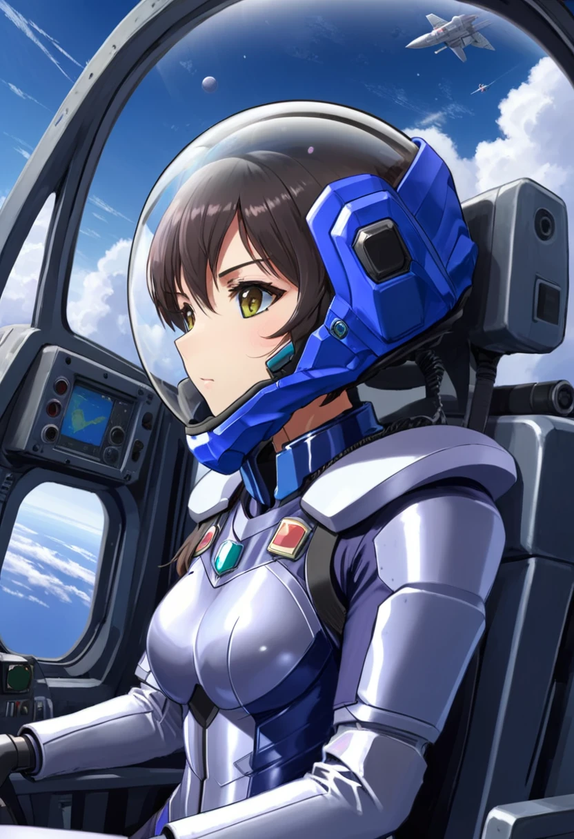 ((Female pilot in the cockpit of a reconnaissance plane), (airplane cockpit), (in flight), (10000 feet altitude)、(sky view):1.7),, short hair, street, emo, BLACK hair, white eyes, eyeliner, apocalypse, girl, nside the (cockpit:1.9) of a (futuristic spaceship:1.6), , blush,sitting on a chair, covered navel, space helmet, muvluv, space helm, plug suit , space helmet, eva helm, space suit, short hair, from below, from side
GLASSES