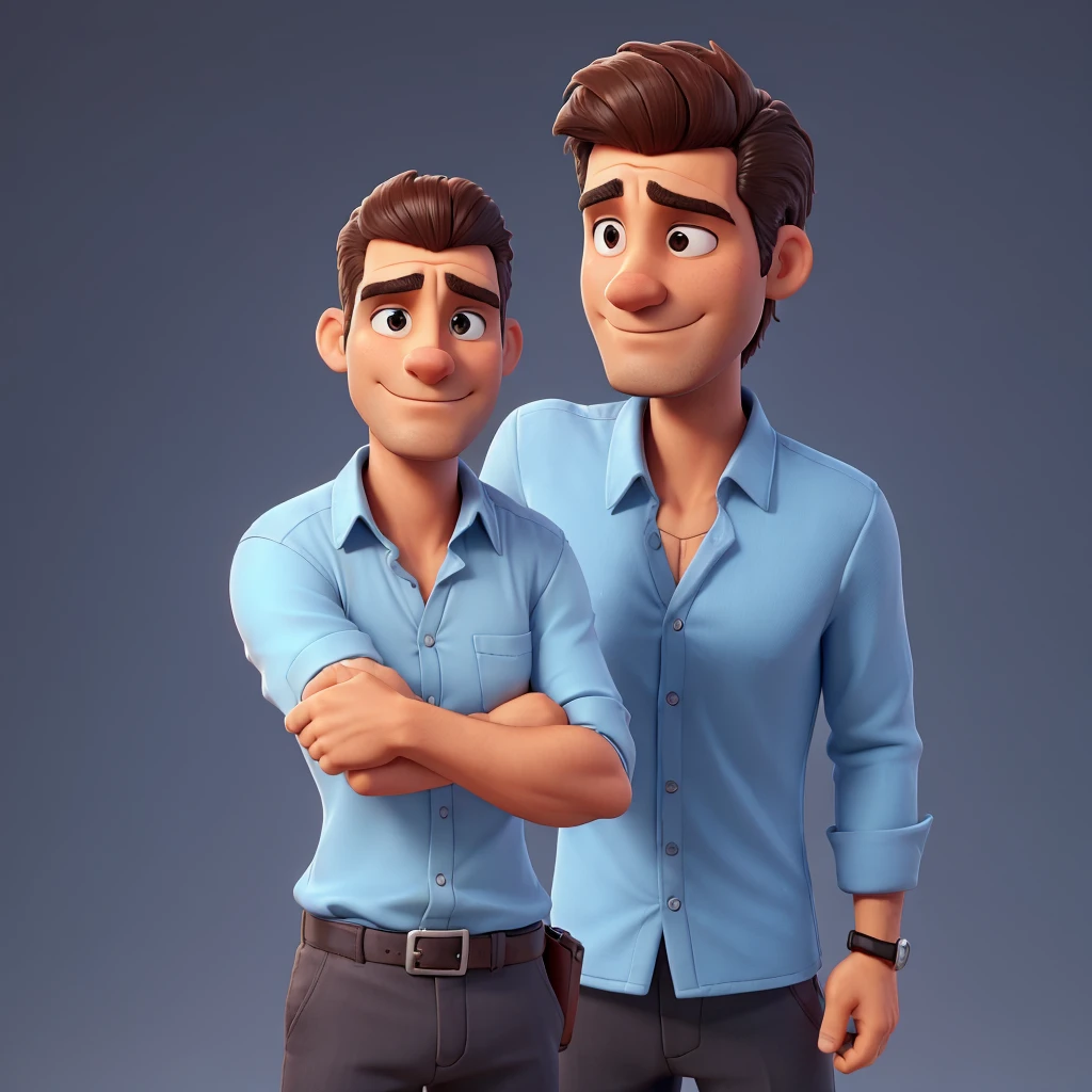 Man with hand on face late for work , com um background em forma de relogio