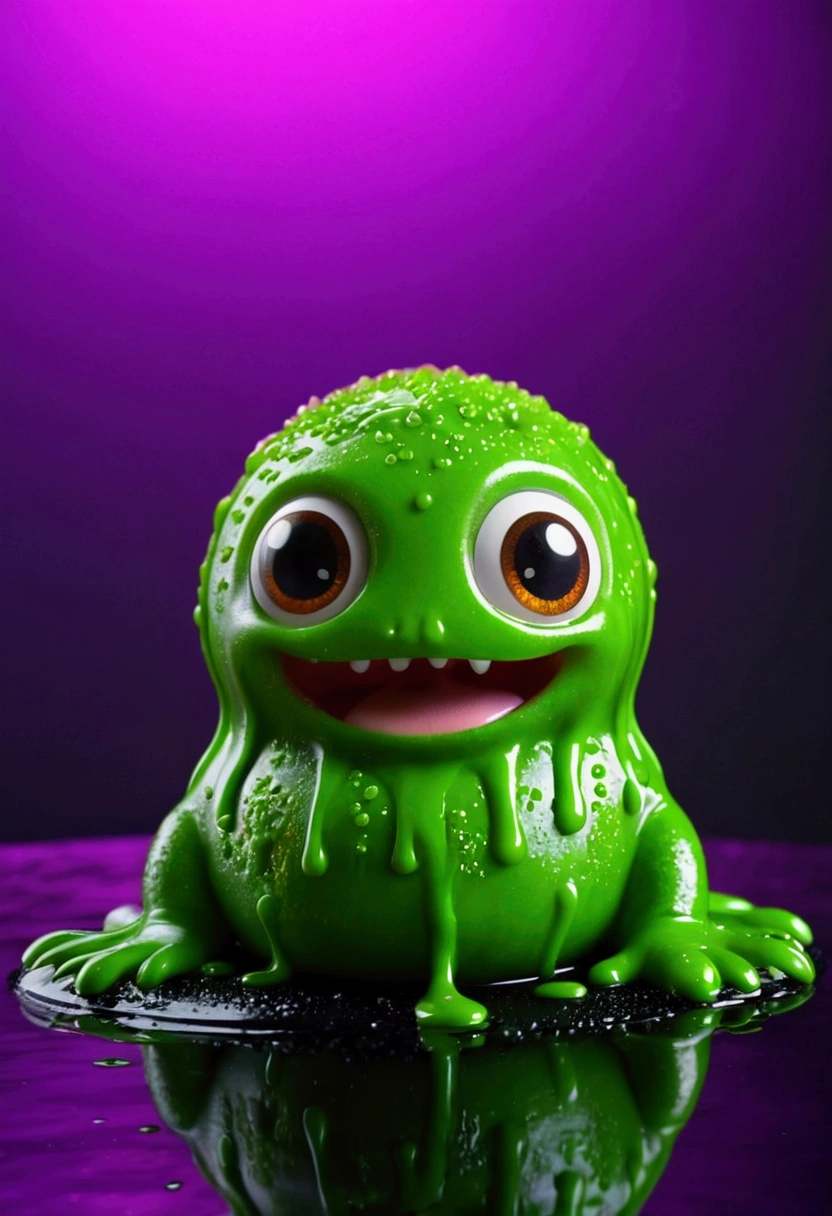 cute Slime, full body, cinematic still, (best quality, masterpiece, photorealistic), very aesthetic, perfect composition, intricate details, ultra-detailed, vivid colors