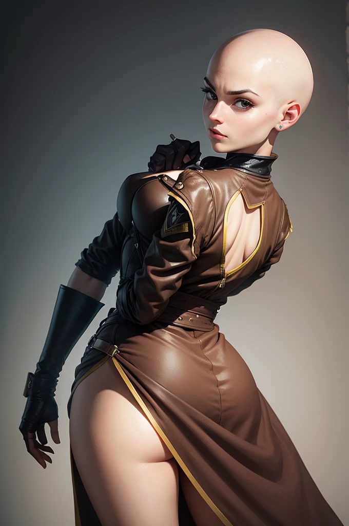 bald female character