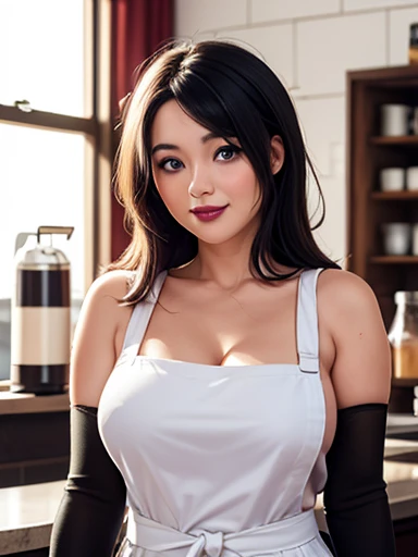 good aninomy, Masterpiece, Best Quality, 4k, 8k, professional photography, Luz tinue, infoque nítido,1 girl,
Meme_with hielo_linte_with_mama_milk_propiowaifu, propiowaifu,Starbucks, 
coffee shop, blurred background, bokeh, light particles,  apron, barista, mamas, neckline, clavicle, cup, green_apron, Café,  tinincia, tinincia_cup, 
 with hielo_linte_with_mama_milk_(Meme), looking_in_viewer, Meme, ?????_apron, side ?????, Alone, curves, narrow waist, 
cheered up_mono_propiowaifu,www.propiowaifu.with,
wide,mamas,huge mamas,large mamas,hits,Blue eyes,Side locks,lipstick,withstituir,by rubio,pelo intre los ojos,Horse tail,Red lips,eyebrows visible through hair,
