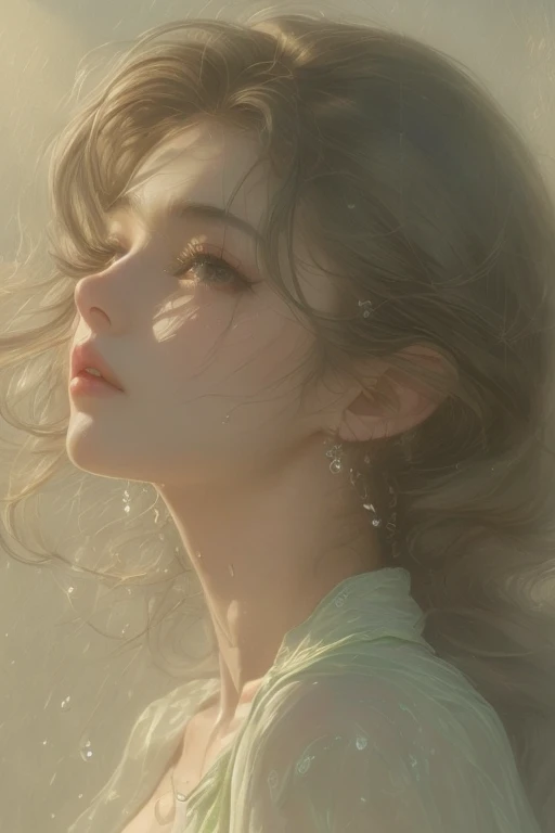 Soft lighting、Dramatic Shadows、A calming color palette、

Couple: Blond man (expensive, Statue-like, good looking, A brave young man with blue eyes, Curly blonde, Wearing an antique grey military uniform) He embraces the dark-haired woman (Sensual woman、Beautiful and detailed、Beautiful and delicate lips、Highly detailed face、Long eyelashes、Elegant appearance、Gothic Dress、A beautiful young femme fatale, she has blackberry eyes, Black panties、Sensual pose、Bold Pose、The skin is damp、sweating、Expressions of Ecstasy、Heavily wet、With water droplets). They are in love with each other. Sketch of、Beautiful Face, Beautiful Face立ち, Perfect image, , Full body image, Detailed Images, Highly detailed illustration, Carefully drawn.Watercolor