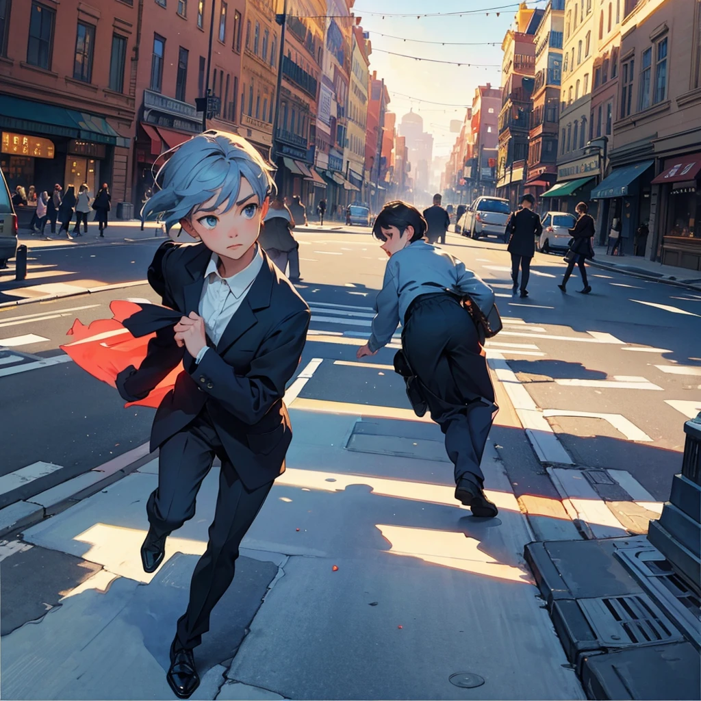city (watercolour style), blending of colours, soft gradient, John Singer Sargent, Edward Hopper, (((highly dynamic))), big movements, 