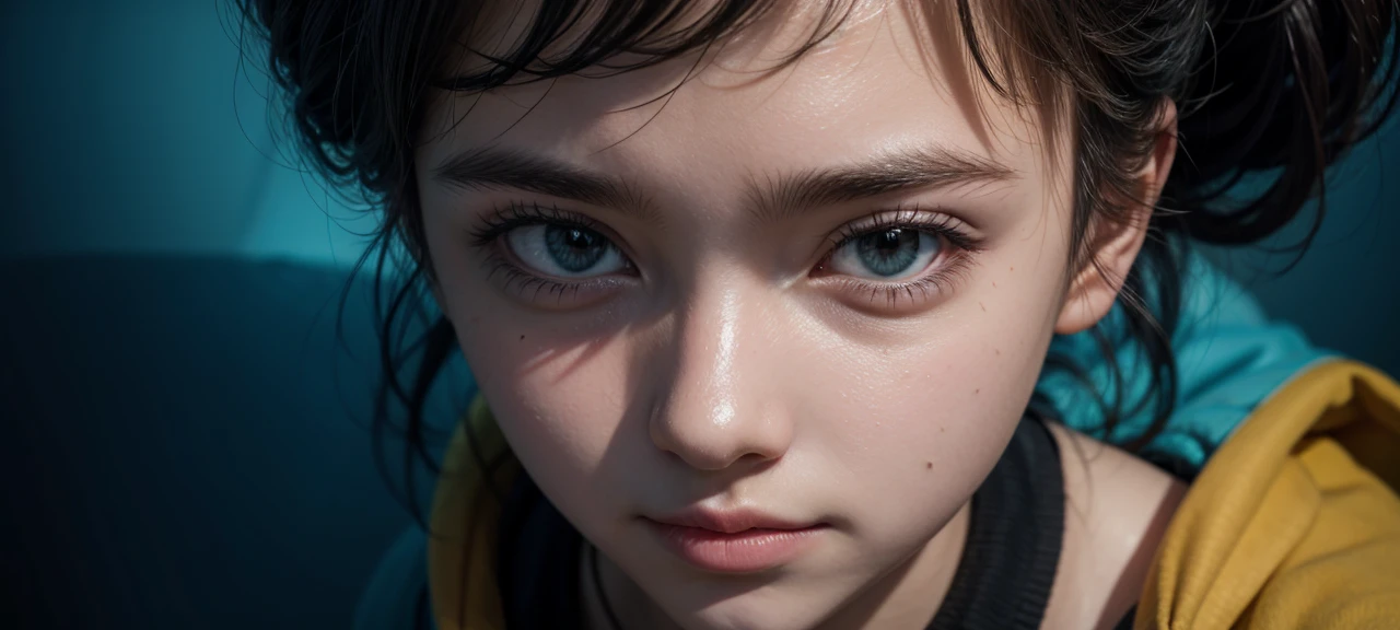 Bright cartoonish and realistic