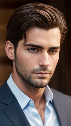  A handsome Litvaks man focus on the face
