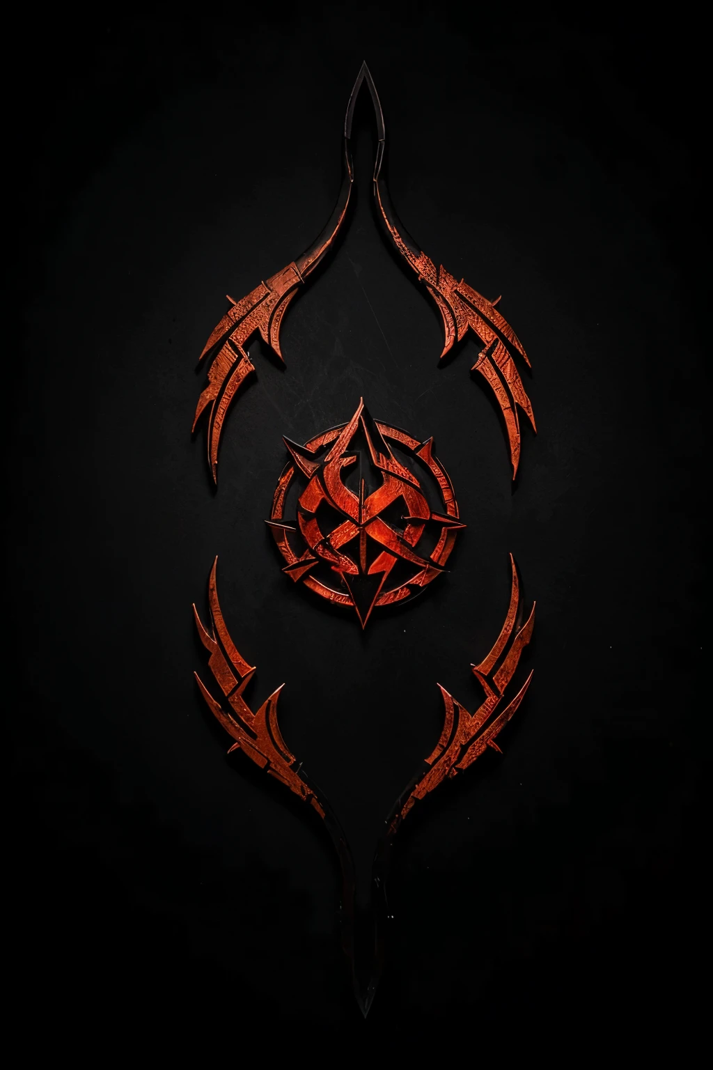 "A macabre and spectacular logo for an escape room called &#39;Ars Goetia&#39;, with predominant colors red and black. The design should be dark and sinister, evoking a feeling of mystery and terror. The name &#39;Ars Goetia&#39; must be written with a Gothic font, with stylized and sharp letters that look like claws or blades.

The background should be deep black, with blood red elements, like staves, occult symbols and claw marks. Incorporate details like red flames and spectral shadows to increase the eerie atmosphere. The logo should include elements reminiscent of ancient grimoires and dark magic, like demonic seals and shadowy figures.

The composition must be balanced but loaded with details, with text in the center and decorative elements around, creating an enveloping and disturbing effect. The goal is a logo that immediately conveys the terror and mystery of &#39;Ars Goetia&#39;."