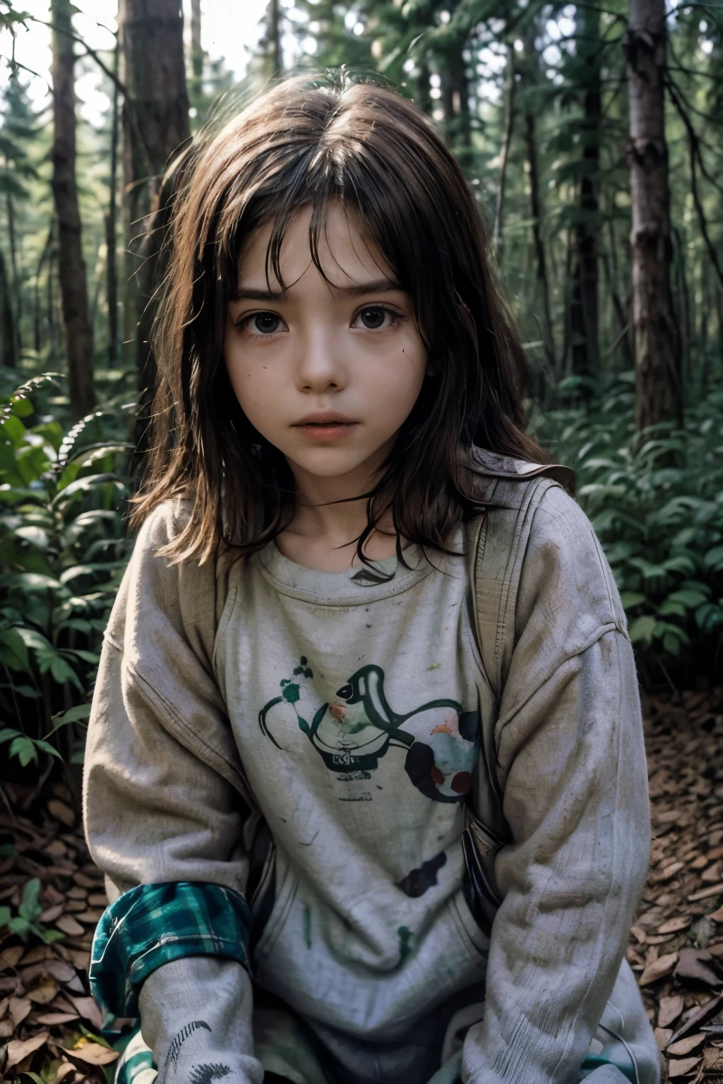 portrait of S480_WinterBell,a beautiful woman,in a (misty swamp:1.1),wearing a (t-shirt),(wet hair),(4k, RAW photo, best quality, 50mm, depth of field, ultra high res:1.1),(intricate, photorealistic, cinematic-shot, masterpiece, ultra-detailed:1.1),