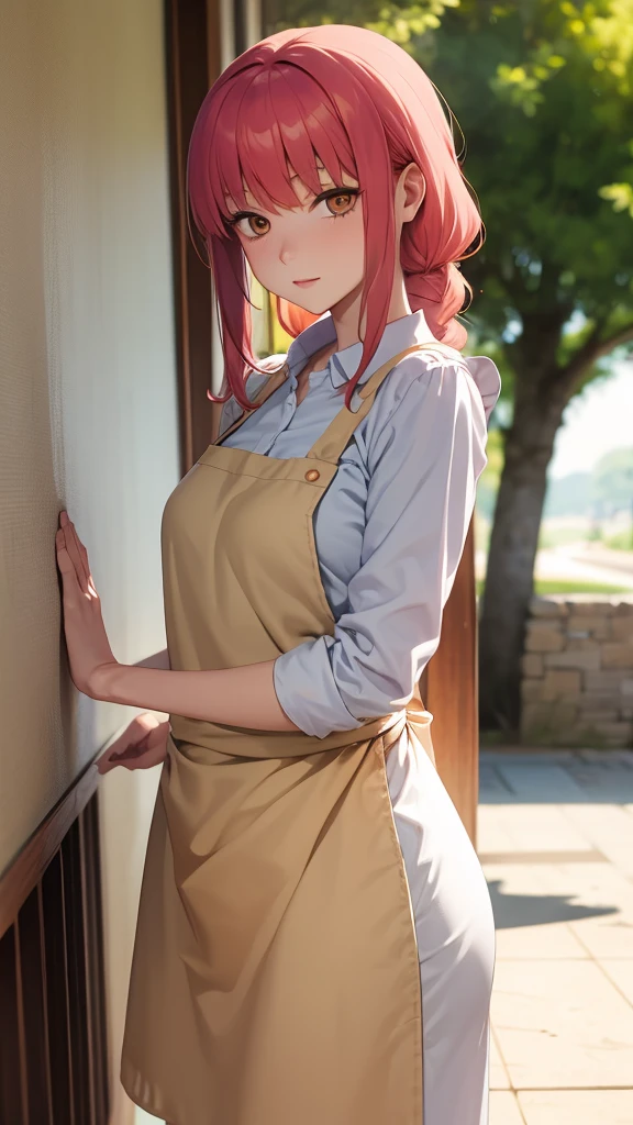 Nude , Makima, apron