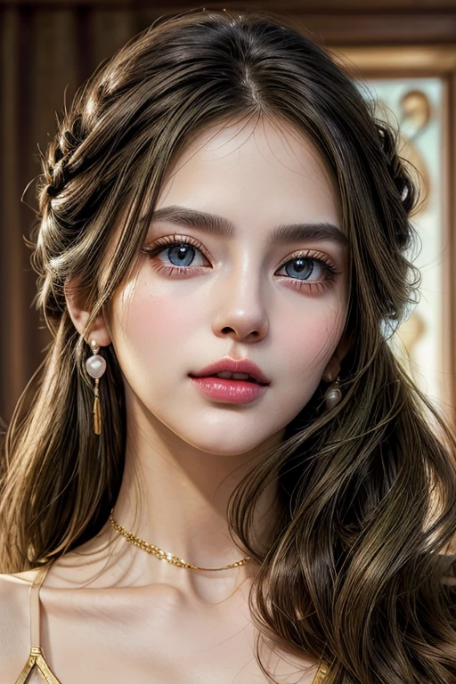 ultra realistic 8k cg, picture-perfect face, flawless, clean, masterpiece, professional artwork, famous artwork, cinematic lighting, cinematic bloom,
super realistic 8K, Perfect, clean , masterpiece, Professional artwork, famous artwork, face perfect,
23 yo old, sexy desi babe,
beautiful young woman,very sexy appearance, seductive , rosy cheeks, smooth skin,
huge breasts, smooth face, detailed face, smooth skin,shiny skin,highly detailed face, detailed face, perfect proportions, well-proportioned body of six heads,,toned legs, long neck, big ,detailed hair, ,detailed breasts, slim waist,beauty, long eyelashes, hourglass body, juicy lips,Beautiful expression, beautiful eyes,
Looks good with straight long hair,
Brown hair, long hair, silky hair, detailed bangs, (hair between eyes:1.2),(updo bun),
((Light olive eyes:1.2)),
gorgeous bright neon blue eye makeup and thick black winged eyeliner, peachy matte lipstick, looking into the camera,
detailed eyebrows,
(hourglass body:1.3), ultra detailed, best illustrated, showing off, seductive_pose, sexy eyes,full-body_portrait, Intrinsic exquisite details of (eyes, hair, skin, face, hands, fingers, anatomy), stunning otherworldly beauty, sexy pose,
She is wearing (Victoria's Secret Very Sexy Double Shine Smooth Micro Bikini:1.5),(partially visible vulva),(g-string),
full and juicy lips(dark red lipstick), belly jewelery, pearl necklace, pearl ear_rings, perfect fingers and nails, red_fingernails, golden ratio, seductive_pose,deep cleavage,34-24-36 body measurement,
,professional photoshot, incredibly beautiful woman in the form of a 'Desi Slut', elegant wild beauty and attractiveness, seductiveness and inaccessibility, beautiful, photoshot for Vogue magazines, sensual, cowboy_pose,naughty, (iu:0.8),cleavage, Sea beach in the background bokah