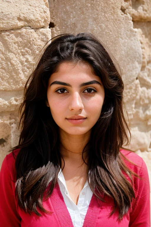 photographie ;une femme  de 20 ans, visage parfait Bien, sous-vêtement, Tunisienne , se tenant debout 
