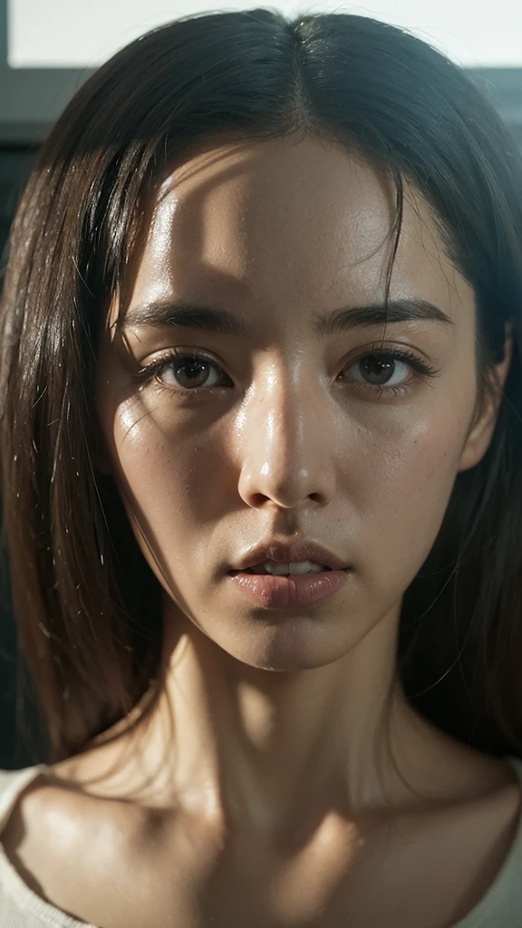 NSFW, best quality,masterpiece,extremely detailed,high res,8k,ultra high res,detailed shadow,ultra realistic,realistic,dramatic lighting,1girl,solo,detailed face,realistic eyes,realistic skin,black hair,dynamic pose,