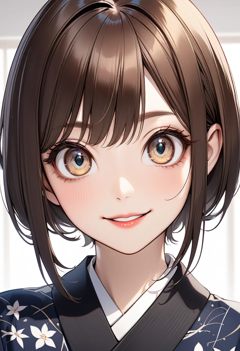 (Ultimate Beautiful Japanese Milf), 30s, overly detailed face, detailed lips, (big eyes:1.4), double eyelid, short brown hair, (smile with one&#39;s teeth exposed)、(white cosmetic teeth), (chapped lips), ((wearing a nurse uniform:1.4))、((big bust)), thighs thighs thighs thighs、(cowboy shot:1.3), perfect fit, depth of field、Perfect image realism, background:((In the subway))、세심한 background, detailed costumes, perfect thing、surrealism、realistic、8K maximum resolution, (masterpiece), very detailed, professional