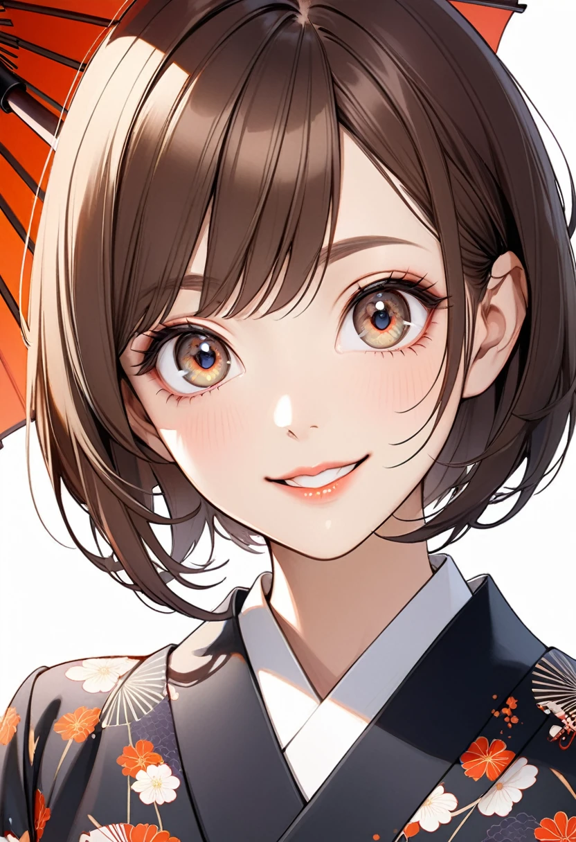 (Ultimate Beautiful Japanese Milf), 30s, overly detailed face, detailed lips, (big eyes:1.4), double eyelid, short brown hair, (smile with one&#39;s teeth exposed)、(white cosmetic teeth), (chapped lips), ((wearing a nurse uniform:1.4))、((big bust)), thighs thighs thighs thighs、(cowboy shot:1.3), perfect fit, depth of field、Perfect image realism, background:((In the subway))、세심한 background, detailed costumes, perfect thing、surrealism、realistic、8K maximum resolution, (masterpiece), very detailed, professional