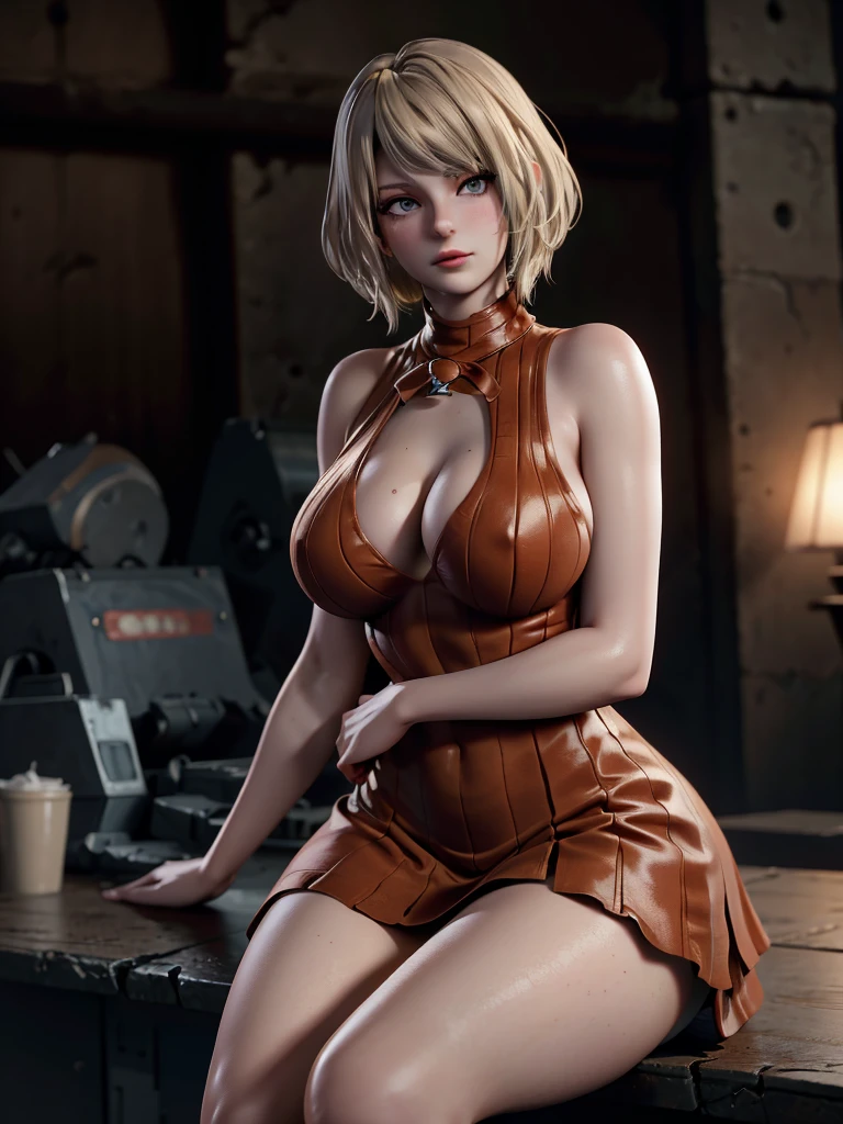 Ashley Graham re4, (((masterpice))) huge nude tits , perfect body, ultrarealist beautiful face sexy, minidress, ultra HD 8k best resolution imagen HD.perfect anatomy