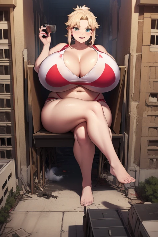Formidable_offault en una ciudad ofstruida, (GTacro, aerial view, of_above, (asiento ofl edificio), ((rampage)), ((ofstrucción)), ofsnuda, gigantic, crossed legs, (masterpiece), (High resolution), chubby chubby, Best Quality, ((full_body)), Footprints, ((gigantic_breasts)), versus_viewer, broad_shooting, pequeños edificios a lo largo of la parte inferior ofl marco, ABS, suelas empapadas of sangre, manchas of sangre, affected smile, presumed, devastating, Explosion, military vehicle, Mordred, milf