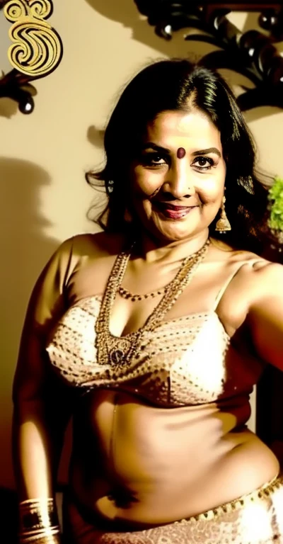 
Selfie of Sexy mature milf jaya, healthy figure, nude in bedroom,shapely waist , belly chain , showing her figure

