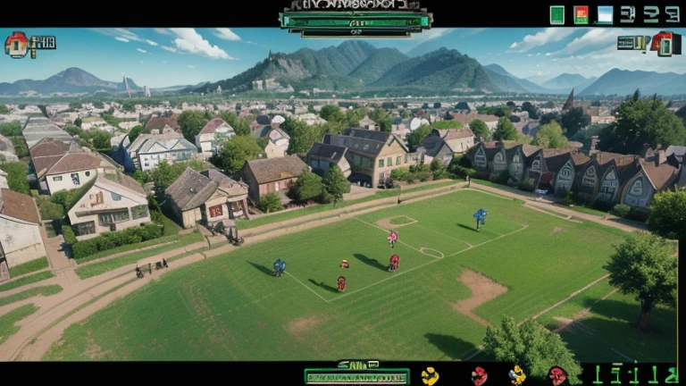 pixel art, Masterpiece, pix, ((( Create images of a Game Based on POKÉMON EMERALD ROGUE 2.0, charachter, Pokémon, NPCs, citys, mappa, small town, Plants of all characteristics))) , Anime style, Cute, 4K, masterpiece, detailded.