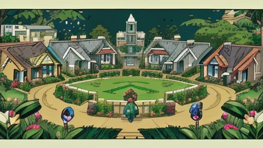 pixel art, Masterpiece, pix, ((( Create images of a Game Based on POKÉMON EMERALD ROGUE 2.0, charachter, Pokémon, NPCs, citys, mappa, small town, Plants of all characteristics))) , Anime style, Cute, 4K, masterpiece, detailded.