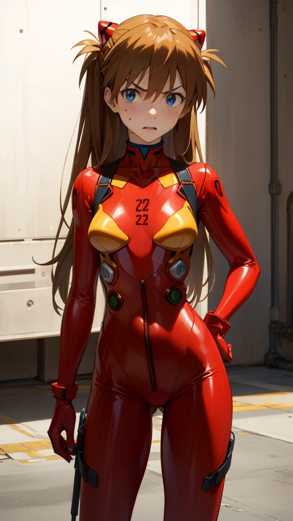 ((NSFW))show off nipple,,open breast,Embarrassed,Sugar Angle, Asuka Langley Soryu, (Soryu Asuka Langley:1.2), Long Hair, bangs, blue eyes, Brown Hair, hair ornaments,
break bodysuit, Pilot Suit, Plug Suit, (Red bodysuit:1.5), Interface Headset,
break outdoors, city, null, cloud, sun,
break looking at viewer, (Cowboy Shot:1.5),
break (masterpiece:1.2), highest quality, High resolution, unity 8k wallpaper, (figure:0.8), (Beautiful fine details:1.6), Highly detailed face, Perfect lighting, Highly detailed CG, (Perfect hands, Perfect Anatomy),