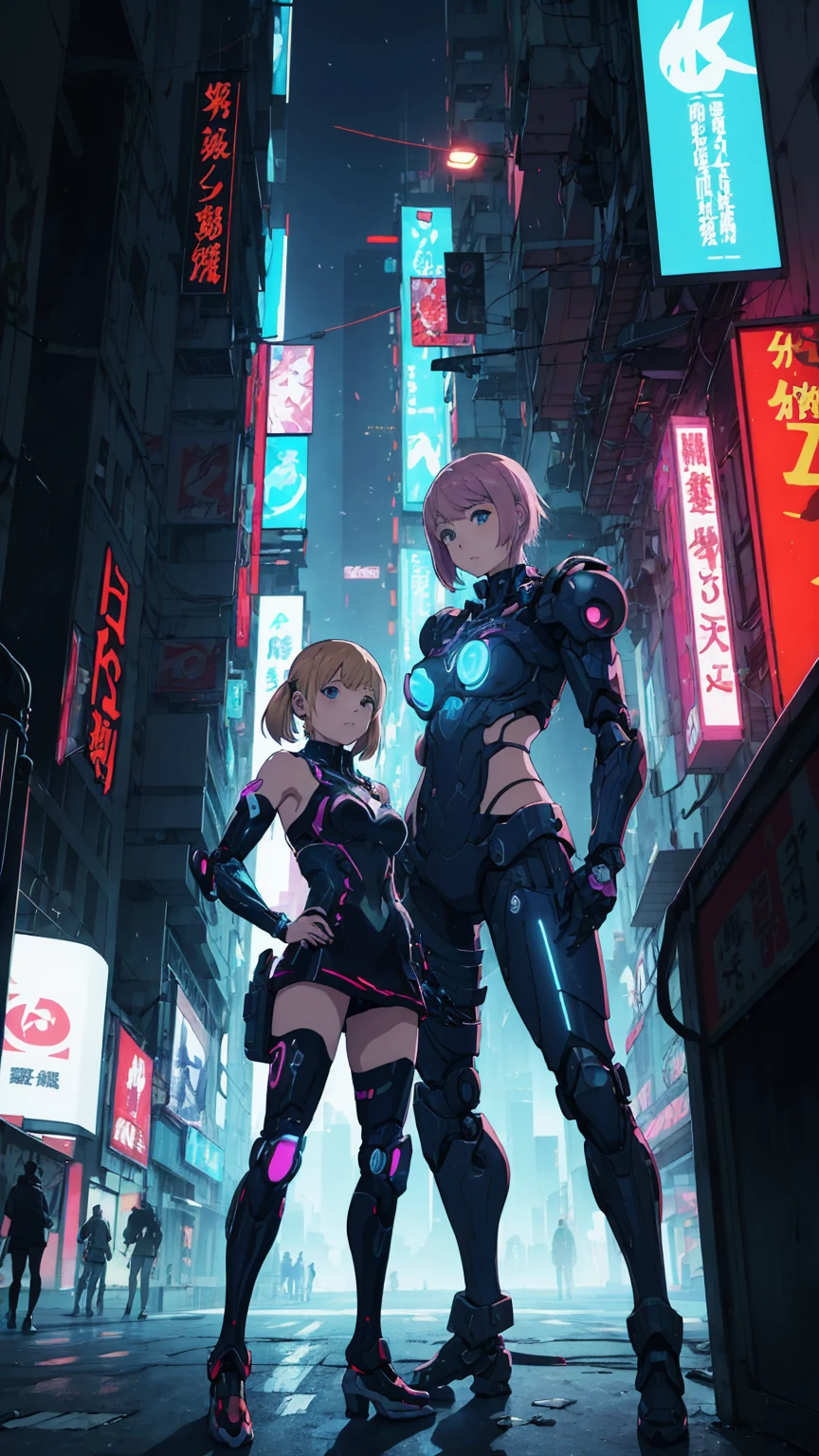 Unreal Engine:1.4,Ultra-high resolution,Best Quality:1.4, Realistic:1.4, Skin Texture:1.4, masterpiece:1.8,Anime girl in futuristic outfit posing in the night city, Cyberpunk Anime Chika Mecha, デジタルCyberpunk anime art, Anime Arte Cyberpunk, Cyberpunk Anime Girl, Cyberpunk anime girly girl, Linda Chica Cyborg, Best Anime 4K Konachan Wallpaper, BoobsCyberpunk, Digital Cyberpunk - Arte Anime, Cyberpunk anime art, Girl wearing mecha cyber armor, Perfect anime cyborg woman
