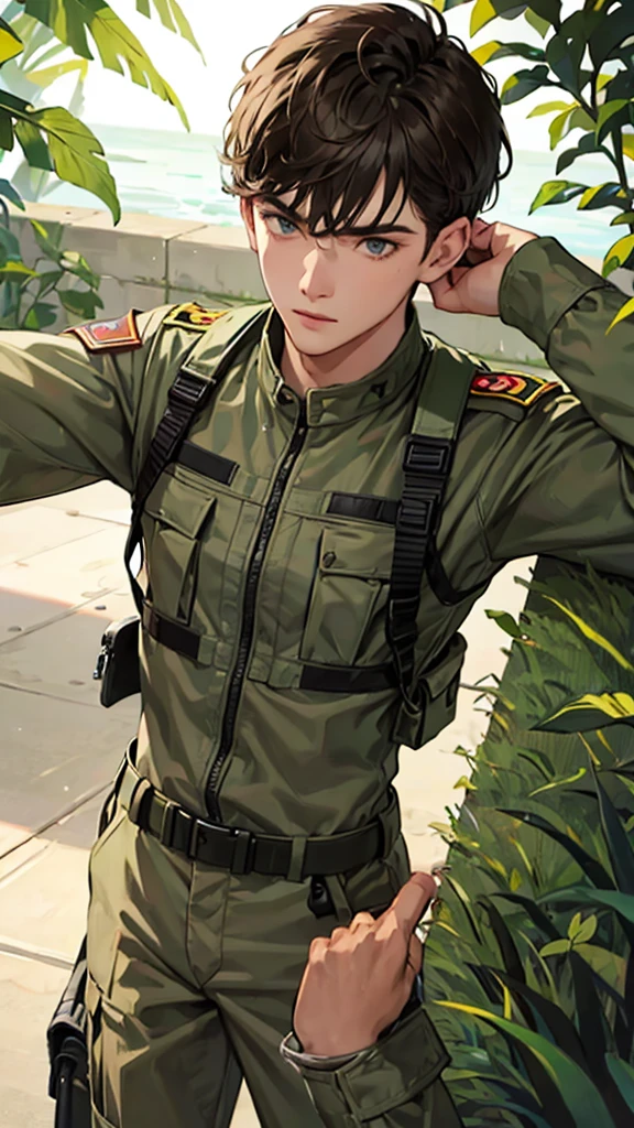 Two soldier boy bestfriends