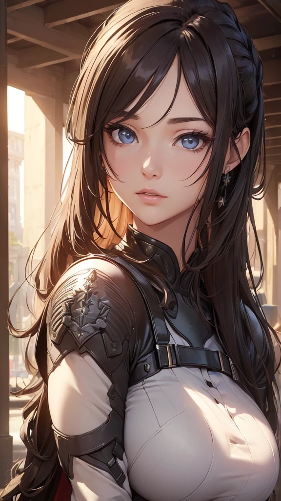 (((masterpiece))),(((High resolution)))、(((8K)))、(((Beautiful woman modern soldier))), ((top quality eyes)), ((detailed face)), (detailed texture), look at the camera