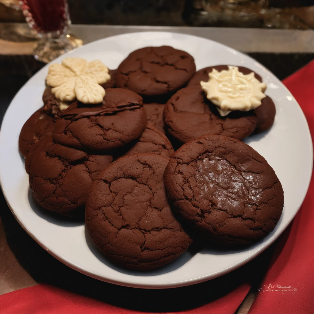 Cookie Cookie, Cookie, Red velvet brownie, bolo de chocolate, Cookies, chocolate bull, Red velvet brownie, Red Brownie, Cookie, (Scenario, cantina, Street, lights, carStreetgens, ) lights ao fundo, cantina, Brownie, Cookie, bolo de chocolate, realisitic, 4K, professional foto, best photographer in the world, maximum perfection, Grade, actual proportion, realisitic, Brownie, bolo de chocolate, Cookies