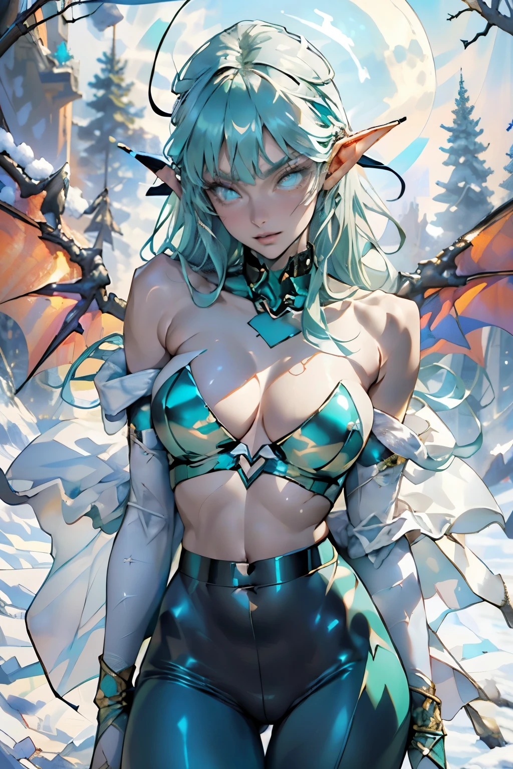 elf,green hair,beautiful male elf, handsome elf, skinny male fantasy alchemist, beautiful androgynous prince, a male elf, elven male, male art,

(muscle,pectoral,man chest,muscular),25 year old man,young,((1male,1 male,1man,man,male gender:1.5,handsome man,male focus)),(((elf))),(((elf ears))),((ABS)),

pointed ears,(((turquoise_eyes:1.3))),intricate eyes,beautiful detailed eyes,symmetrical eyes,blonde hair,(((lustrous skin:1.5,bright skin: 1.5,skin tanned,shiny skin,very shiny skin,shiny body,plastic glitter skin,exaggerated shiny skin,illuminated skin))),

young handsome male,((detailed face)), 

expressive eyes,serious face,

(ultra-detailed:1.3),beautiful detailed glow,finely detailed,ultra-detailed, 

(noble elf costume, noble elf clothes,navel),((turquoise pants,bulge in pants)),((intricate outfit,intricate clothes,turquoise theme,golden theme)),

(dynamic pose:1.0),serious attitude,(centered,scale to fit dimensions,Rule of thirds),medium shot,

((snowy pine forest at night)),with dark stormy clouds,winter,scenery:1.25,intricate scenery,((snow forest background)),Christmas tree,

(Glossy winter ornaments),highres,sharp focus,(ultra detailed,extremely detailed),(photorealistic artwork:1.37),(extremely detailed CG unity 8k wallpaper),(((vibrant colors,vibrant theme))),(intricate),(masterpiece),(best quality),