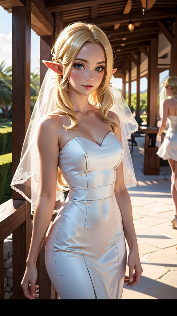 Blonde,Elf,Sisters,Resort Wedding