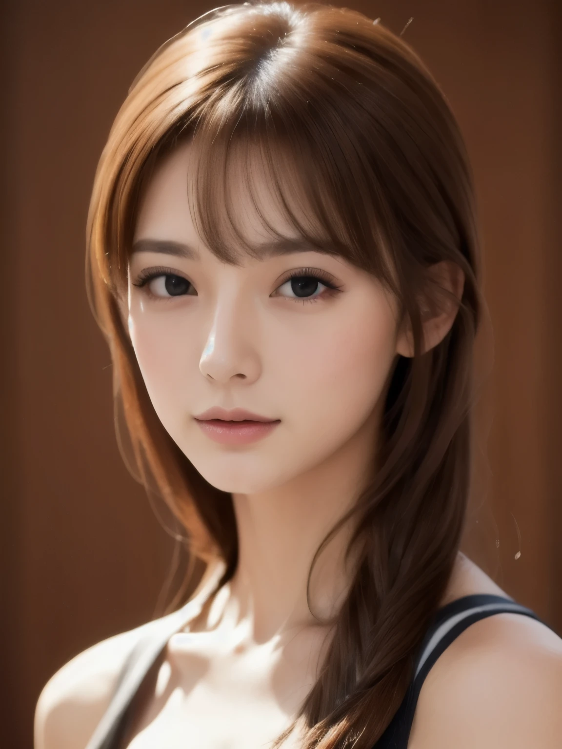(best quality,highres,ultra-detailed),((portrait )), 1girl, 28yo,solo,beautiful , 8k, ((brown eyes)),