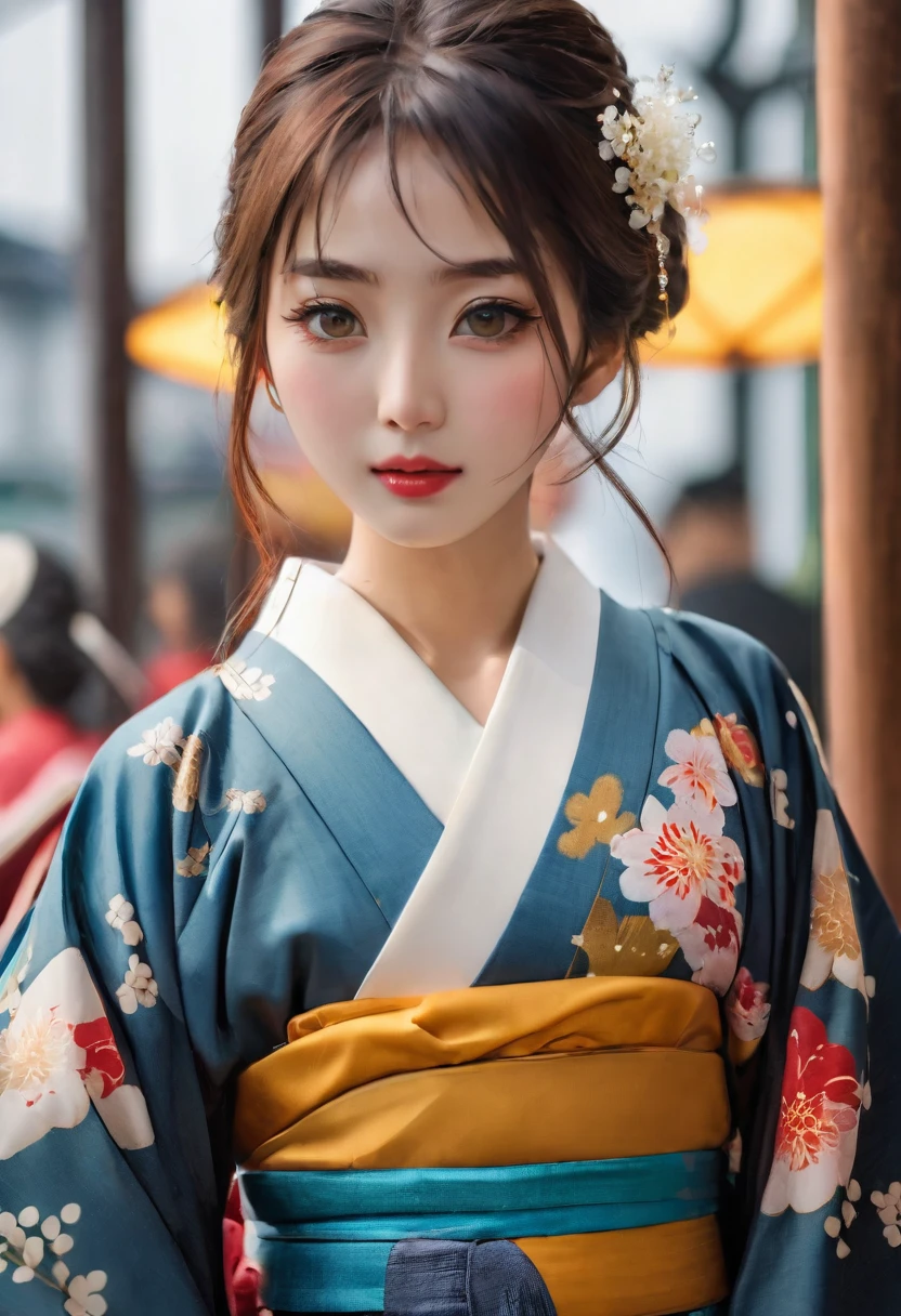 ( (8k:1.27), Maximum quality, work of art, super high resolution:1.2) Photo of a beautiful Japanese woman (comely:1.1)