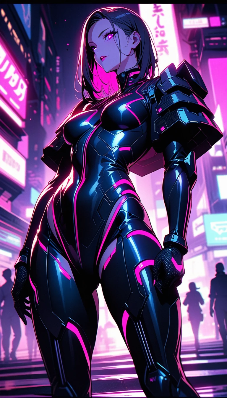 ((best quality)) , ((masterpiece)) , (detailed),Pyrogravure of a masterpiece, Functional (Female Ifrit:1.2) in a Oriental setting, dressed in armor, Sharp and in focus, Proud,neonpunk style , cyberpunk, vaporwave, neon, vibes, vibrant, stunningly beautiful, crisp, detailed, sleek, ultramodern, magenta highlights, dark purple shadows, high contrast, cinematic, ultra detailed, intricate, professional