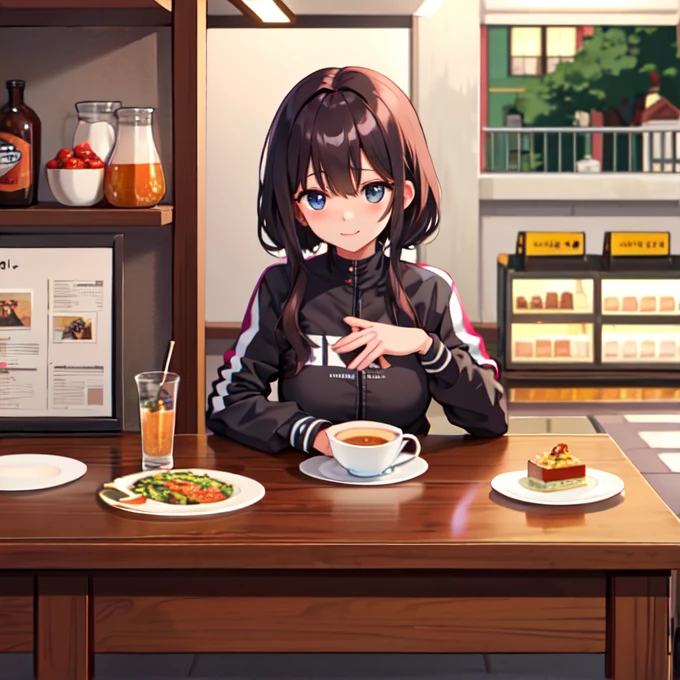 ((Tabletop, Highest quality)),(One Girl:1.2),Manhattan Cafe,Manhattan Cafe(Racing wear),Ma Niang,Horse&#39;s ears,hair_Between_eye,(alone:1.2),pantyhose,length_hair, black_hair, black Gloves,yellow_eye,Ahoge,tie,black_Jacket,skirt,black_footwear