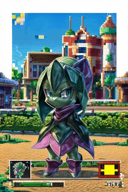 pixel art, Masterpiece, pix, ((( Create images of a Game Based on POKÉMON EMERALD ROGUE 2.0, charachter, Pokémon, NPCs, citys, mappa, small town, Plants of all characteristics))) , Anime style, Cute, 4K, masterpiece, detailded.💚