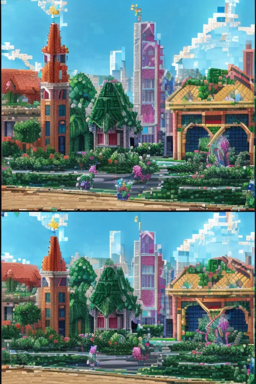 pixel art, Masterpiece, pix, ((( Create images of a Game Based on POKÉMON EMERALD ROGUE 2.0, charachter, Pokémon, NPCs, citys, mappa, small town, Plants of all characteristics))) , Anime style, Cute, 4K, masterpiece, detailded.💚