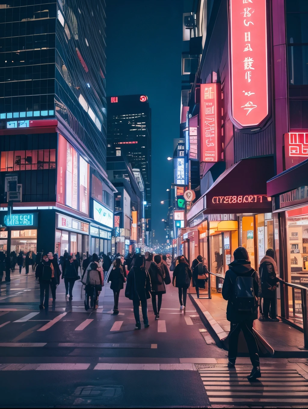 Future City、Real、4K、Photogenic style
