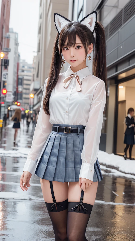 (super ultra micro mini skirt)((smile))、Confused、RAW Photos、(((The ultimate portrait masterpiece)))、((The cutest girl in the world))、1 Girl、、Japanese、Cute Face、((Silky Hair))、(A high ponytail tied with a ribbon:1.4)、((Super huge breasts:1.1))、((Eyes that shine like jewels))、Glowing Skin、(young woman;It consists of a transparent white shirt, Thin ribbon, blazer, Breathable check pattern pleated skirt.:1.5)、Winter clothes、(Uniforms made from high quality materials, Breathable fabric:1.4)、Ultra-detailed uniforms、(She shyly pulls up her skirt:1)、(Breathable lace panties visible.:1.3)、((Crotch from the front))、Skirt fluttering in the wind、eyeliner、Beautiful Bangs、Hair between the eyes、((solve、High resolution))、Detailed Background、8 Quad HD、Digital SLR、Soft Light、high solve、Film Grain、Fujifilm XT3、Shallow depth of field、自然なSoft Light、Tight waist,(hour々Under the skirt:30%),(Pumping the nipples:30% Or vaginal line pump:20%),(Get wet from heavy snow:50% Or get wet in heavy rain:50%),makeup, 
corset, 
necktie, 
ballgag, 
skirt, 
leather harness, 
silk stockings, 
diamond earrings, 
比基尼, 
Good, 
handbag, 
lingerie, 
garter belt, 
fur-trimmed jacket, 
fashionable, 
one-piece swimsuit, 
dress statue, 
lace, 
hair ornament, 
jewelry, 
black pantyhose, 
short jeans, 
lace trim, 
high heels, 
biker suit, 
black stockings, 
earrings, 
necklace, 
office lady, 
blouse, 
underwear, 
revealing clothes, 
panties, 
sundress, 
fox ears, 
thighhighs, 
pantyhose,facing viewer, 
outdoors, 
cowboy shot, 
bokeh, 
1girl, 
portrait, 
crowded street, 
独奏, 
night, 
classroom, 
looking at viewer, 
depth of field, 
sexy pose, 
Fujifilm XT3, 
absurdres, 
award winning photo, 
cityscape
masterpiece, 
HDR, 
8k resolution, 
photorealistic, 
RAW photo, 
highres, 
professional lighting, 
8k wallpaper, 
photon mapping, 
soft lighting, 
cinematic lumination, 
sharp focus, ,,(((You can see the beautiful shaved pussy without any restrictions:1.3))),