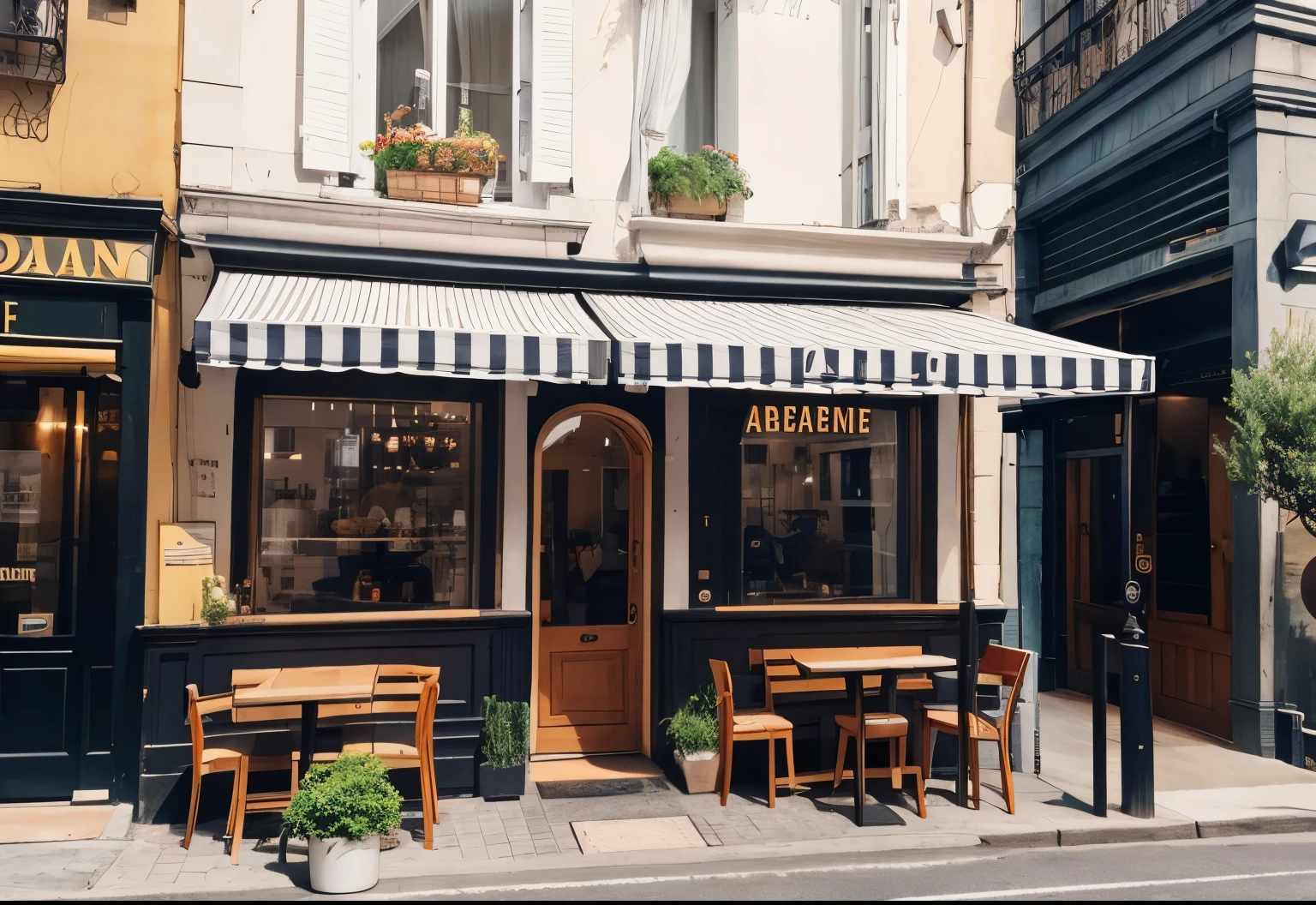 Make it a stylish cafe