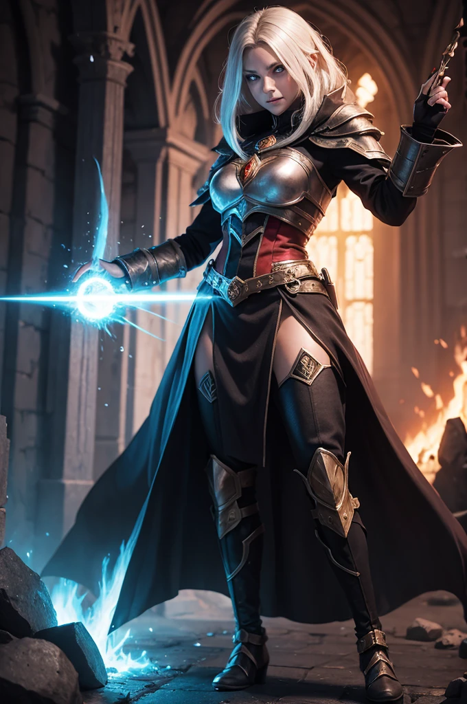 Blast mage, medieval fantasy, evil