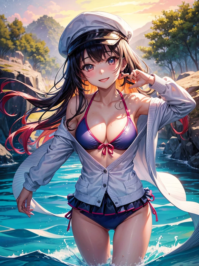 best quality,,smile,blazer,swimsuit,nepal,High-dimensional beautiful girl,Wearing a cap,Multidimensional beautiful girl,複数人のgirlが描かれている,They are hugging each other,New Fashion,New outfit,Absurd,Colorful,Different world,girlの集団,JK,Swimwear,bikini,girl,y and cute,New generation,Evolution of fashion,middle School girlultiple girls are depicted,harem,idol group,starry sky background,photo shoot,long hair,wearing a cardigan,beautiful girlの国,girl's paradise,highest quality,bigather jacket,happy girl,horny girl,Blus,perfect face,standing position,She has her bangs down,fur jacket,Beautiful eyes,smooth hair,perfect eyes,beautiful girl,Angel Girl,multicolored hair colors,naughty girl,beautiful,High-dimensional beautiful girl,Multidimensional beautiful girl,gathering,Group、,