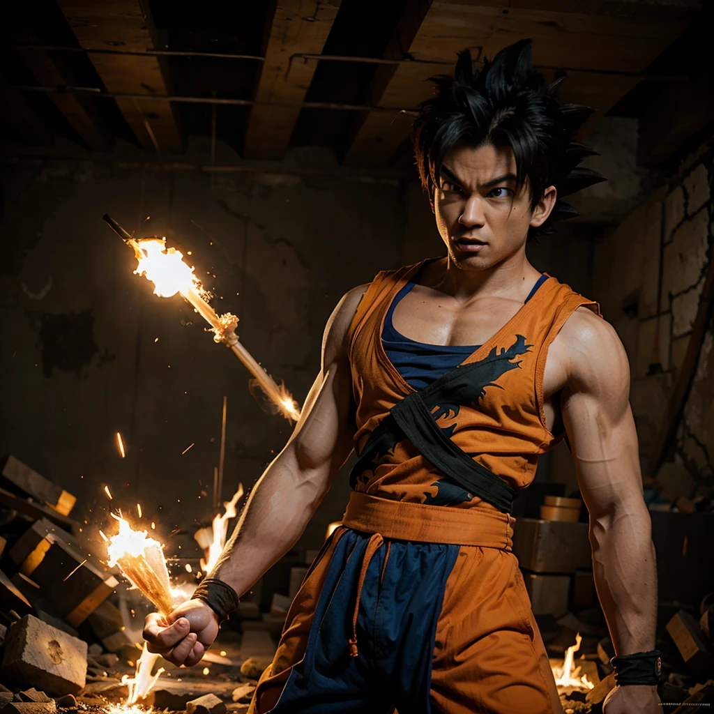 Dragon ball goku angry