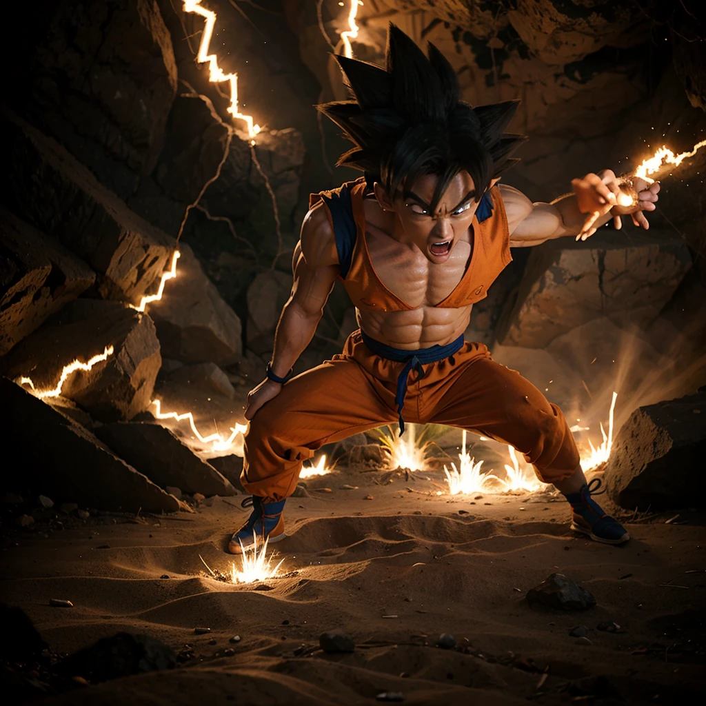 Dragon ball goku angry