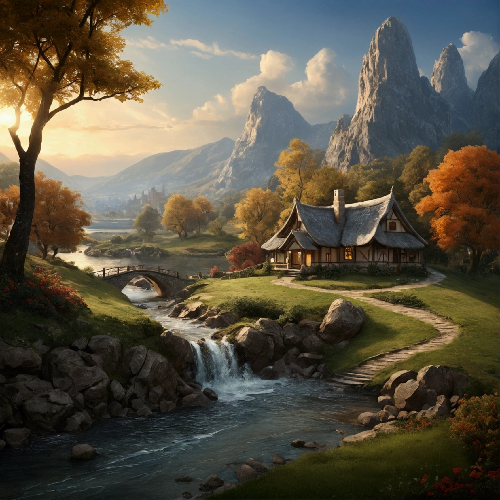 masterpiece, best quality, mini landscape