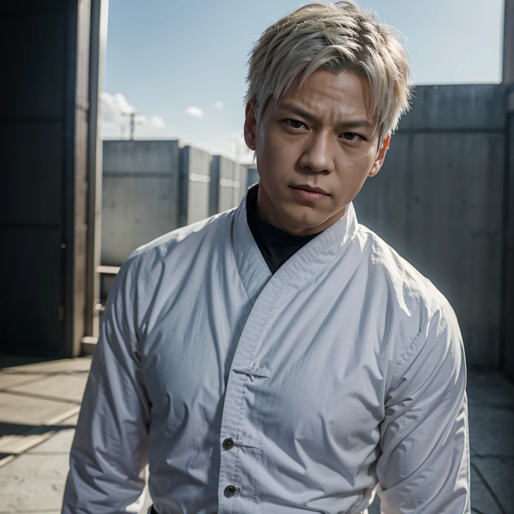 Jujutsu Kaisen Satoru Gojo in a pale anime